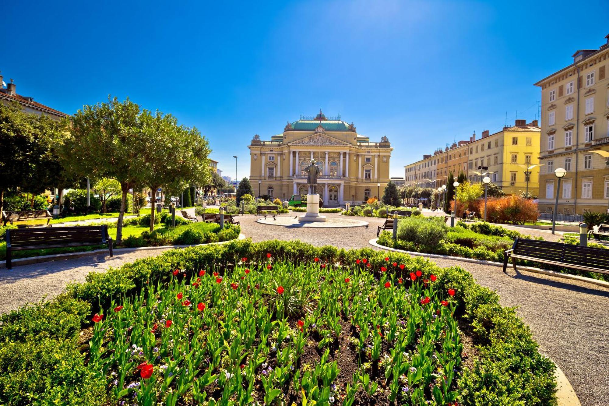 City Apartment With Garden - Happy Rentals Rijeka Dış mekan fotoğraf